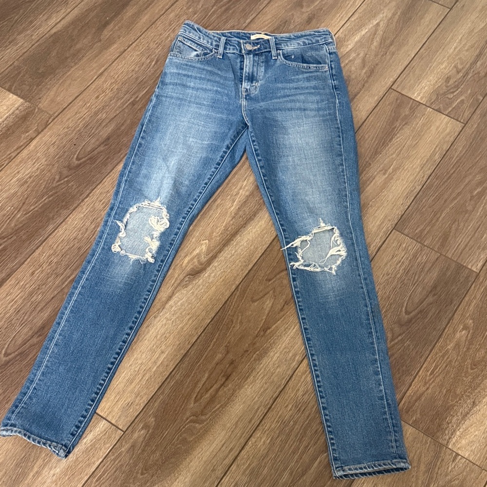 Levi's 721 High Rise Skinny Jeans- size 25